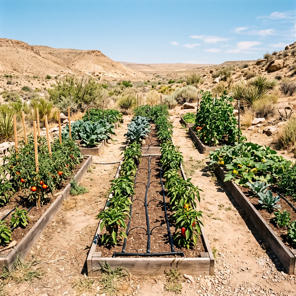 An arid, drought-prone growing environment