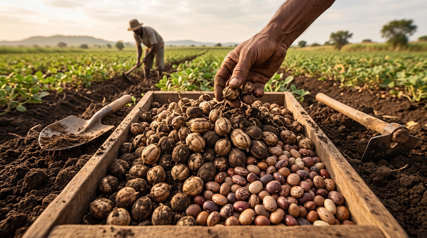 Bambara groundnut plant