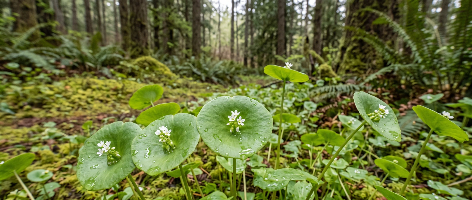 Claytonia (miner's lettuce)