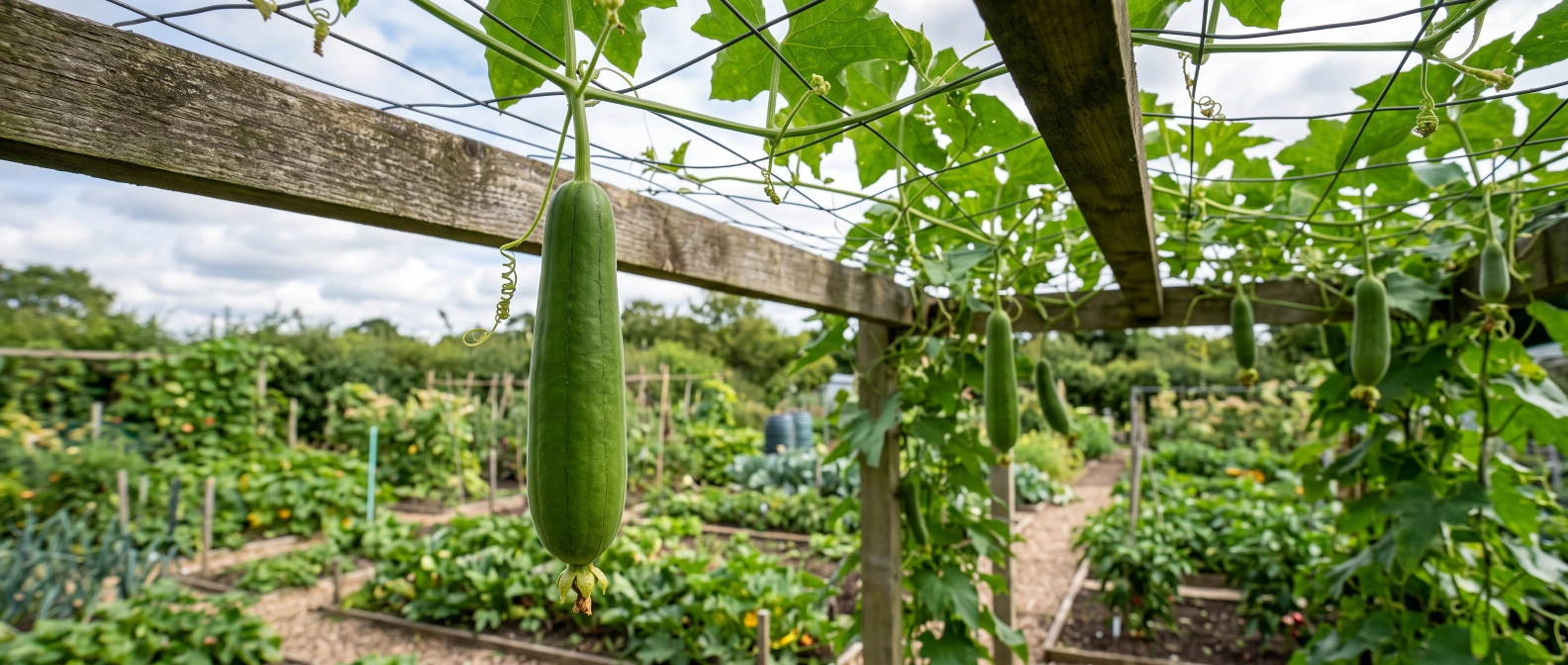 Luffa gourds