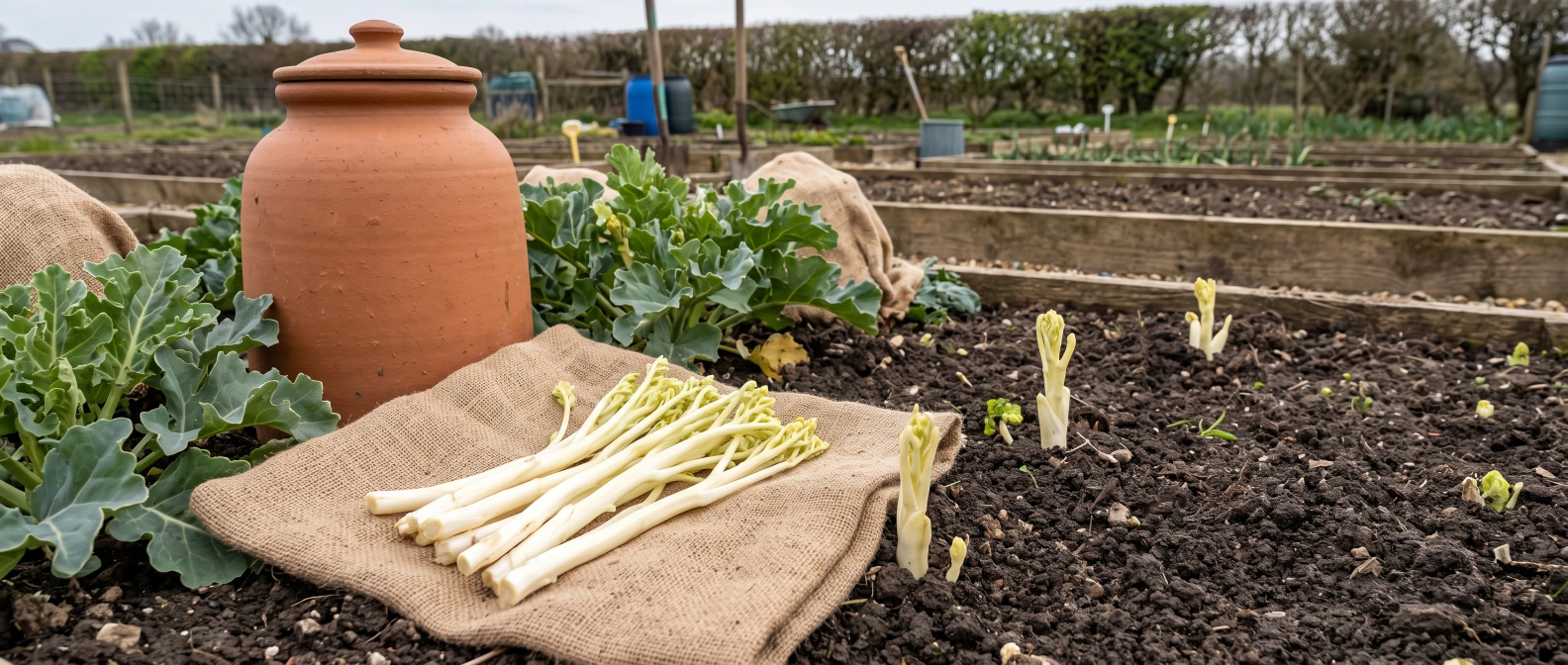 Sea kale plant